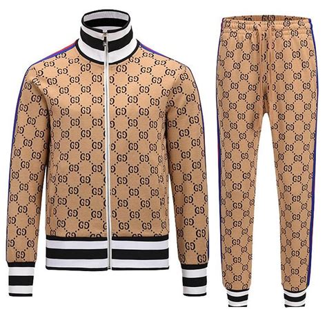 gucci sports tracksuit|gucci tracksuit men sale.